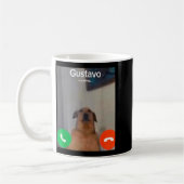 Mug Gustavo The Dog Is Calling Funny Meme Gen Z Alpha  (Gauche)