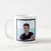 Mug Guy Grad Moderne Graduation Photo personnalisée (Gauche)