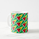 Mug GUYANA DRAPEAU Élégant Personnalisé MONOGRAM Guyan (Devant gauche)