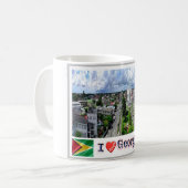 Mug Guyana - Georgetown - J'aime - (Devant gauche)