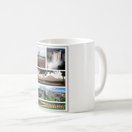 Mug Guyana - Mosaic - (Devant droit)