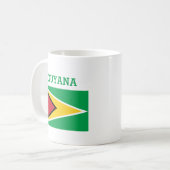 Mug GUYANA Patriotique Personnalisé (Devant gauche)