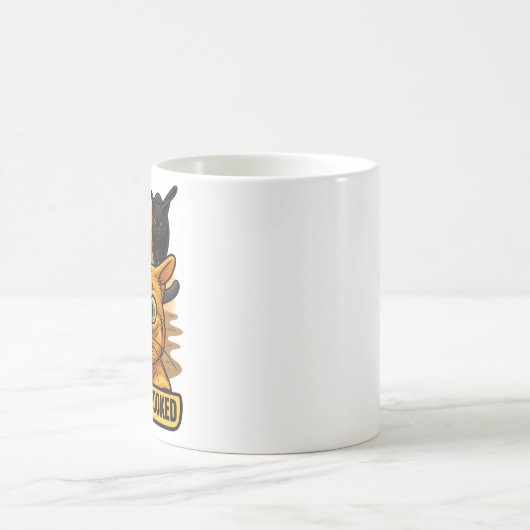 Mug Guys Am I Cooked? Funny Cat Meme Panic Reaction (Centre)