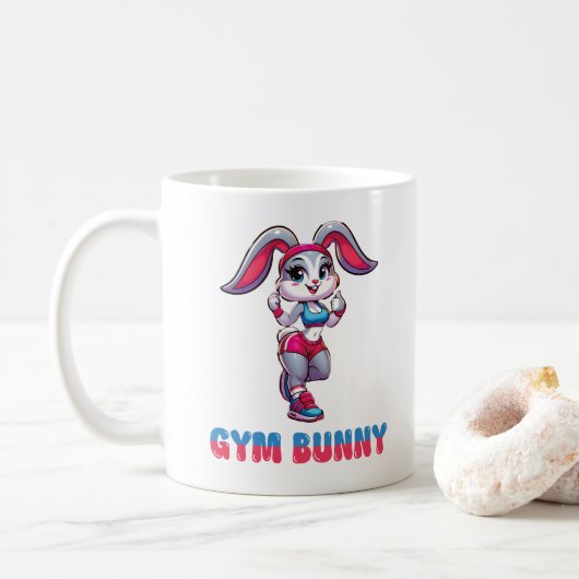 Mug Gym Bunny (Avec donut)