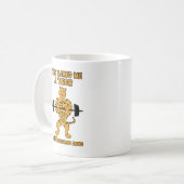 Mug Gym Chat. Motivation drôle (Devant gauche)