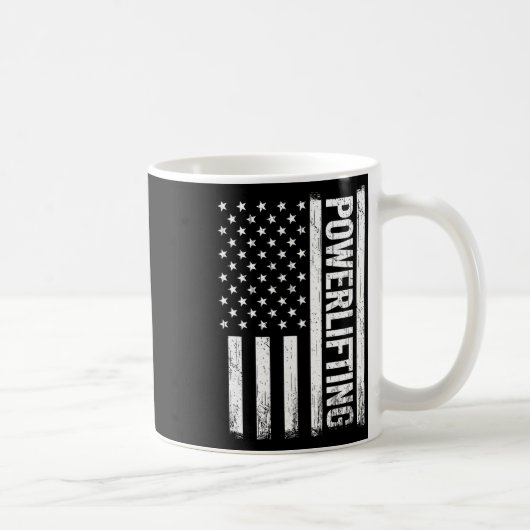 Mug Gym De L'Usa Powerlifter Poids Pour (Droite)