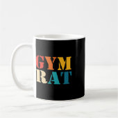 Mug Gym Lover entraînement Bodybuilding Retro Alphabet (Gauche)