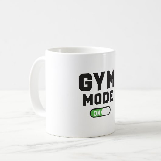 Mug Gym Mode – Train Hard Stay Strong (Devant gauche)