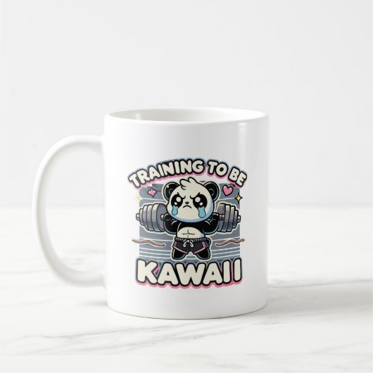 Mug Gym Panda Formation Pour Être Kawaii Mignonne Anim (Gauche)