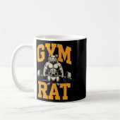 Mug Gym Rat Signification Gym Rat Costume Poids Liftin (Gauche)