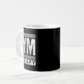 Mug Gym Therapy - Self Belief Bodybuilding Phrase (Devant gauche)