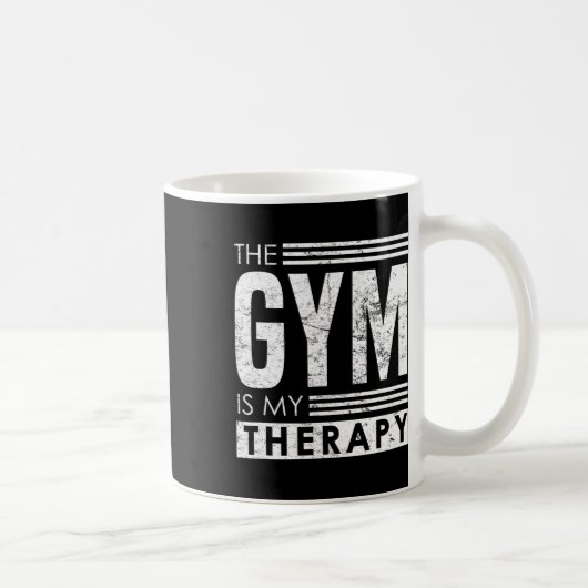 Mug Gym Therapy - Self Belief Bodybuilding Phrase (Droite)