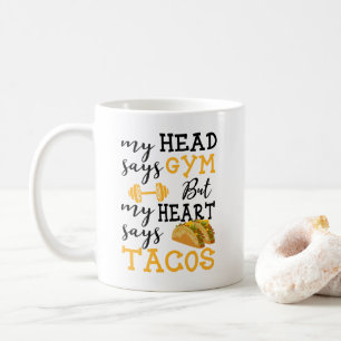 Mug Gym vs Tacos - Entraînement de nouveauté amusant