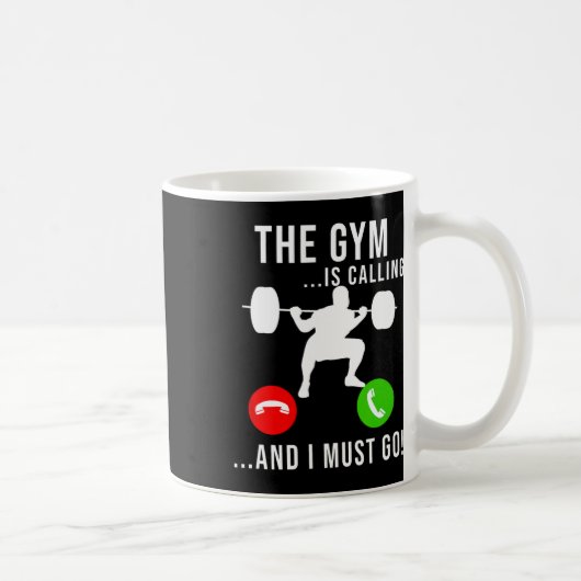 Mug Gymnase Appelle Exercice Fitness Phydybuilding Poi (Droite)