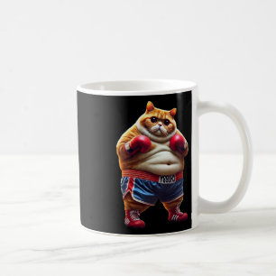 Mug Gymnase De Boxe Chat Avec Gants De Boxe Et