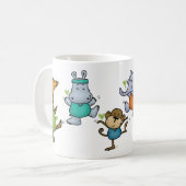 Mug Gymnase Jungle Exercice Animaux (Devant gauche)