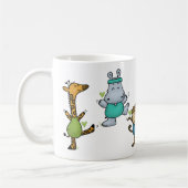 Mug Gymnase Jungle Exercice Animaux (Gauche)
