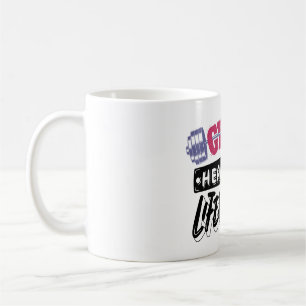Mug gymnase mode de vie sain conception de motivation