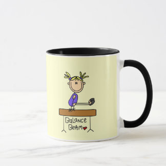 Mug Gymnaste blonde de fille sur des T-shirts et des