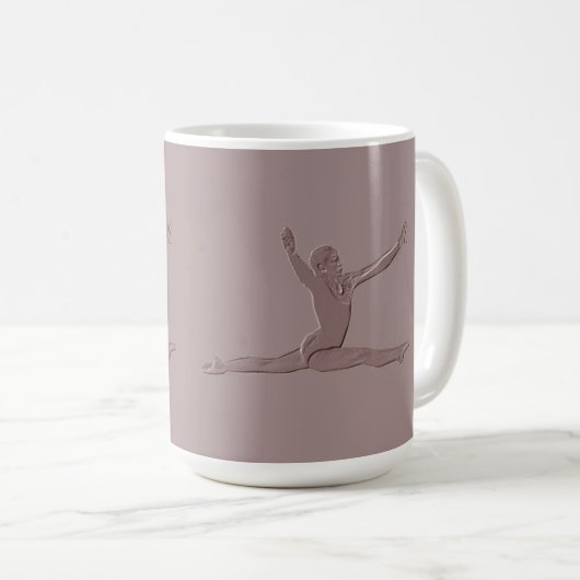 Mug - Gymnaste en Bas-Relief (Devant droit)