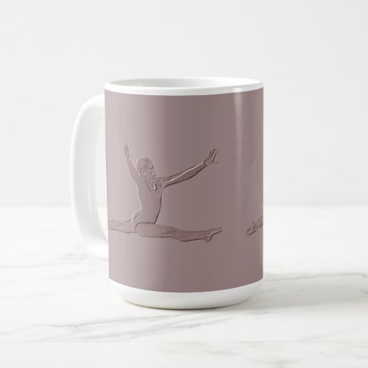 Mug - Gymnaste en Bas-Relief (Devant gauche)