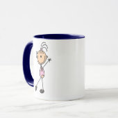 Mug Gymnaste en rose (Devant gauche)