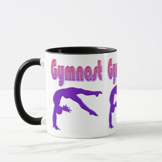 Mug Gymnaste Power Tumbling Purple Metallen (Gauche)
