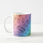 Mug Gymnastique d'amour de l'arc-en-ciel I (Gauche)