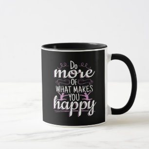 Mug Gymnastique Féminine - Citation Motivante et Heure