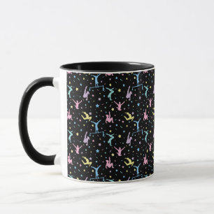 Mug Gymnastique Féminine Gymnastes avec Étoiles