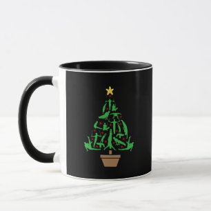 Mug Gymnastique masculine Arbre de Noël
