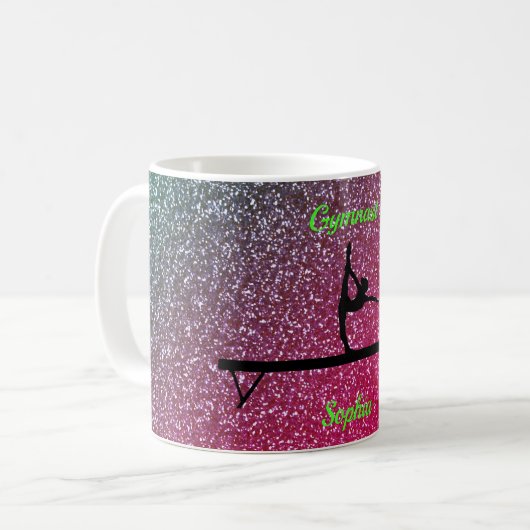 Mug Gymnastique Poutrelle de pastèque (Devant gauche)