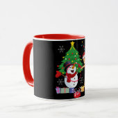 Mug Gymnastique rythmique Célébration de Noël (Devant gauche)