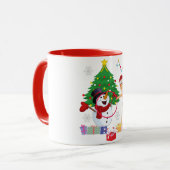 Mug Gymnastique rythmique Célébration de Noël (Devant gauche)