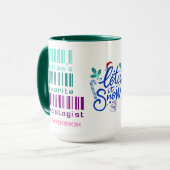 Mug Gynécologue mignon Doc Cadeau de Noël Nom personna (Devant gauche)