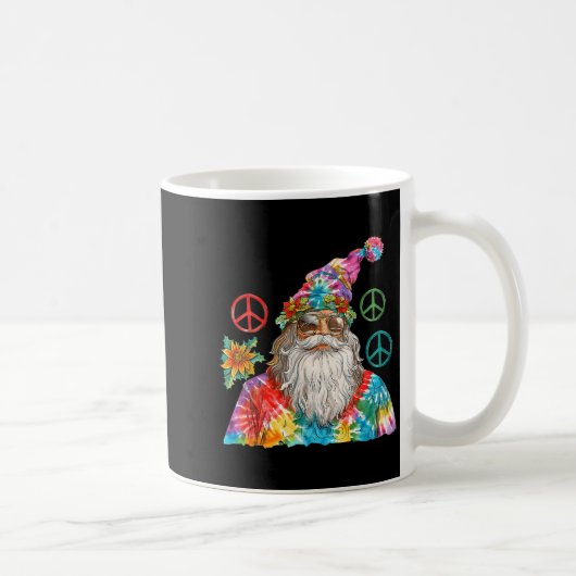 Mug Gypsy Santa Claus Hipe Tie Dye Groovy Christmas  (Droite)