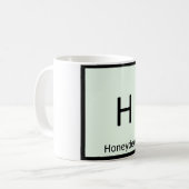 Mug H - Chimie du melon Honeydew Symbole du tableau pé (Devant gauche)