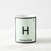 Mug H - Chimie du melon Honeydew Symbole du tableau pé (Centre)