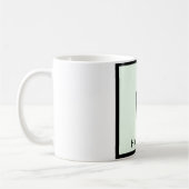 Mug H - Chimie du melon Honeydew Symbole du tableau pé (Gauche)