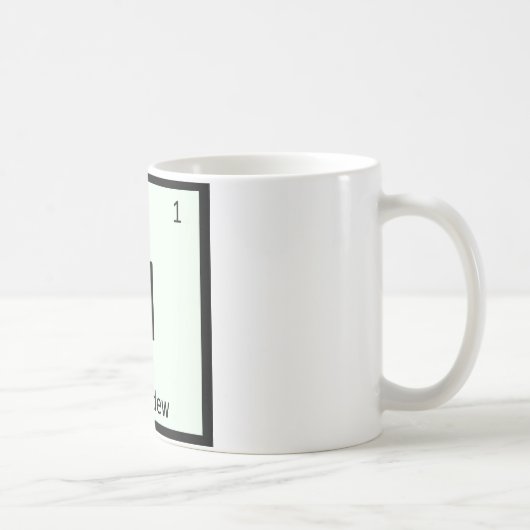 Mug H - Chimie du melon Honeydew Symbole du tableau pé (Droite)