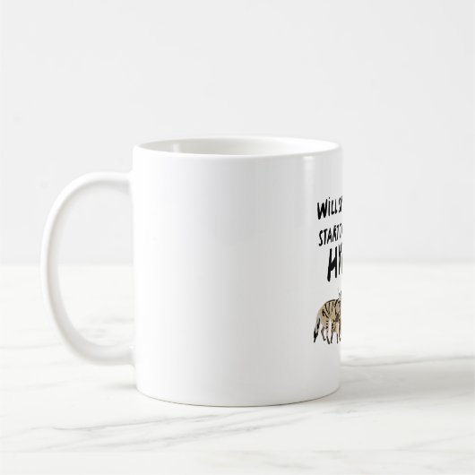 Mug H est pour Hyena (Gauche)