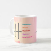 Mug "H" initial (11oz) (Devant gauche)