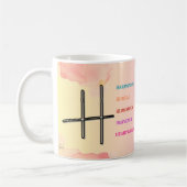 Mug "H" initial (11oz) (Gauche)