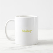 Mug H Monogramme floral initial (Gauche)