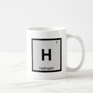 Mug H - Symbole du tableau périodique de la chimie de
