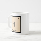 Mug H - Tableau périodique de chimie d'apéritif de (Devant gauche)