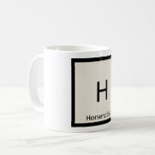 Mug H - Tableau périodique de chimie de condiment de (Devant gauche)