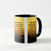 Mug Habakkuk 2:18 KJV Bible Verse Pic Deux Tons (Devant droit)