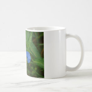 Mug Habillement et cadeaux bleus de fleur sauvage de