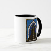 Mug Hachette, baguette et pierre pour les hirondelles  (Devant droit)